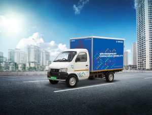 Blue-Delivery-van