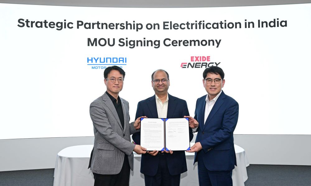 Hyundai Motor And Kia Sign MOU With Exide Energy For Strategic ...