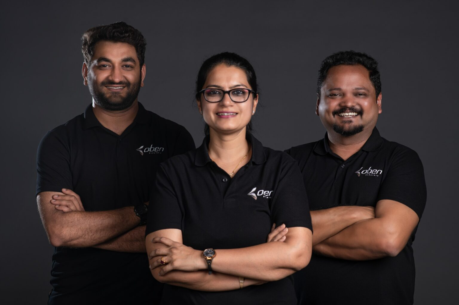L-R_Mr.-Sagar-Thakkar-Co-founder-CPO-at-Oben-Electric_Ms.-Madhumita-Agrawal-Founder-CEO-at-Oben-EV_Mr.-Dinkar-Agrawal-Founder-CTO-COO-at-Oben-Electric-1536x1023